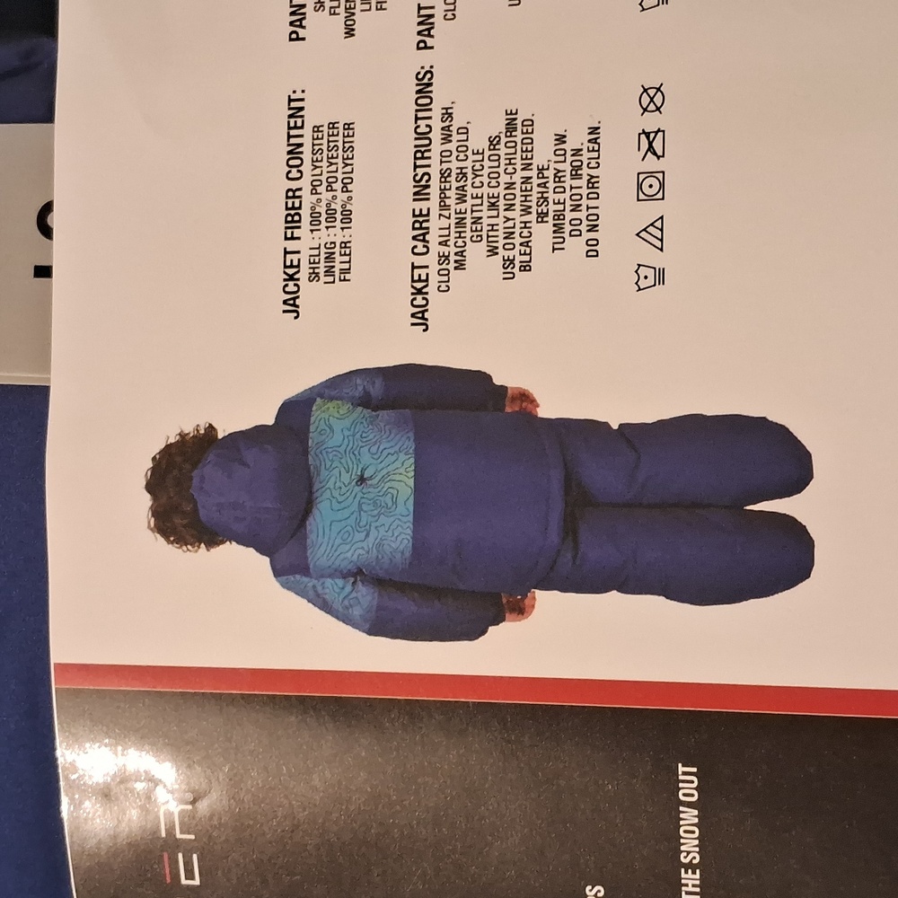 Spyder Kids' Snowsuit in Blue and Green/Size::3T-Super Cute๐๐ FIRM!!! - Picture 6 of 12